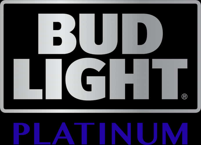 Bud Light Platinum Logo PNG image with a transparent background, free high-resolution download