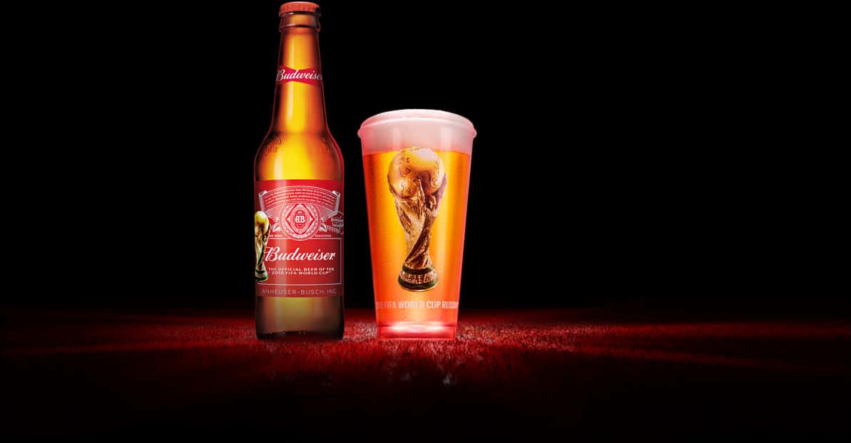 Budweiser Bottleand World Cup Glass