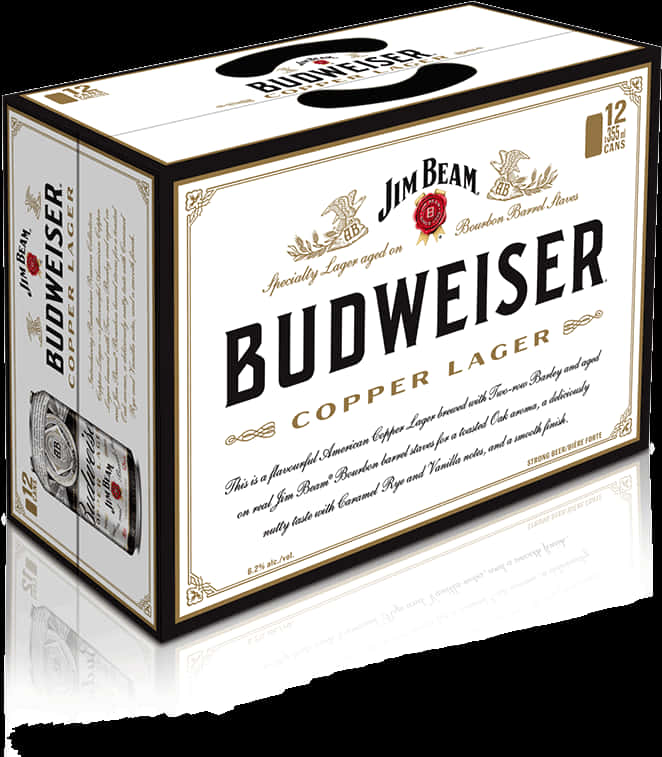 Budweiser Copper Lager Box