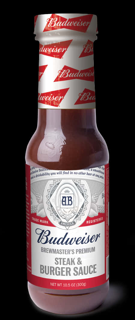 Budweiser Steak Burger Sauce Bottle