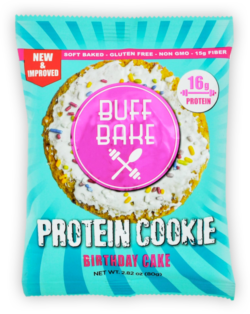 Buff Bake Protein Cookie Birthday Cake