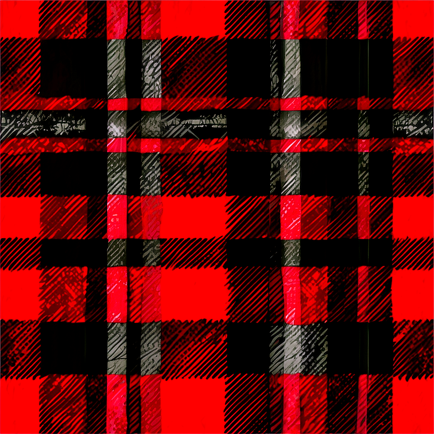 Buffalo Plaid Greeting Card Png 06262024