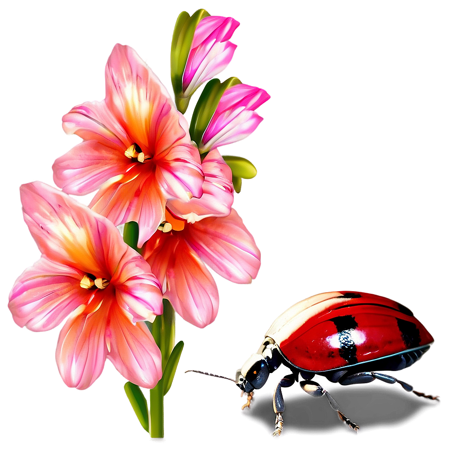 Bug On Flower Png Iyd69