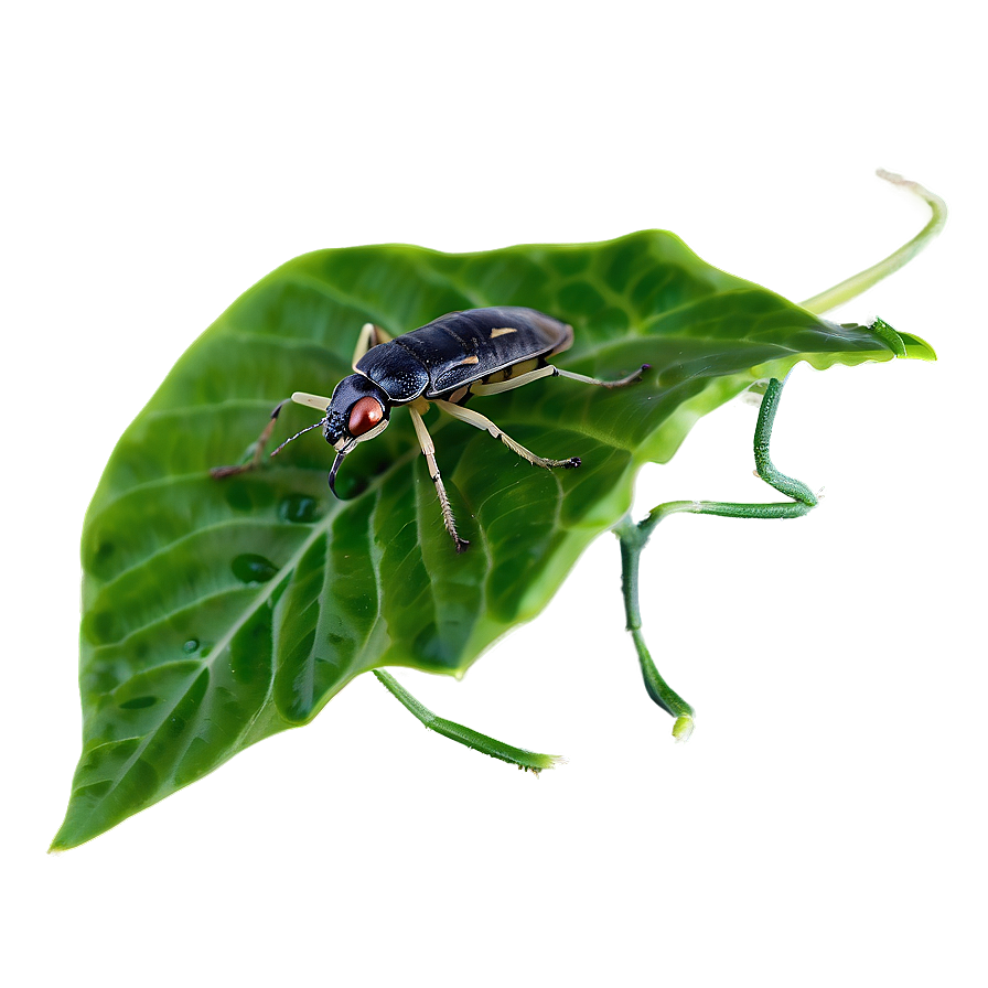 Bug On Leaf Png 38