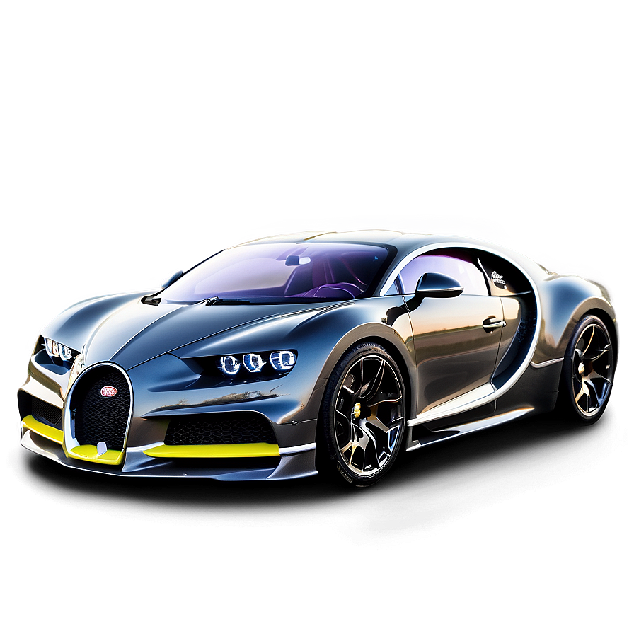 Bugatti Chiron Silver Luxury Car Png Qcd87