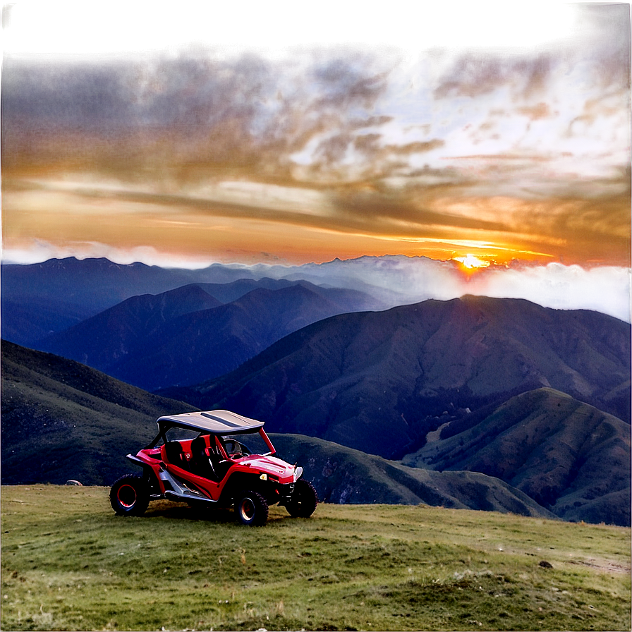 Buggy At Sunrise On A Mountain Png Mjq