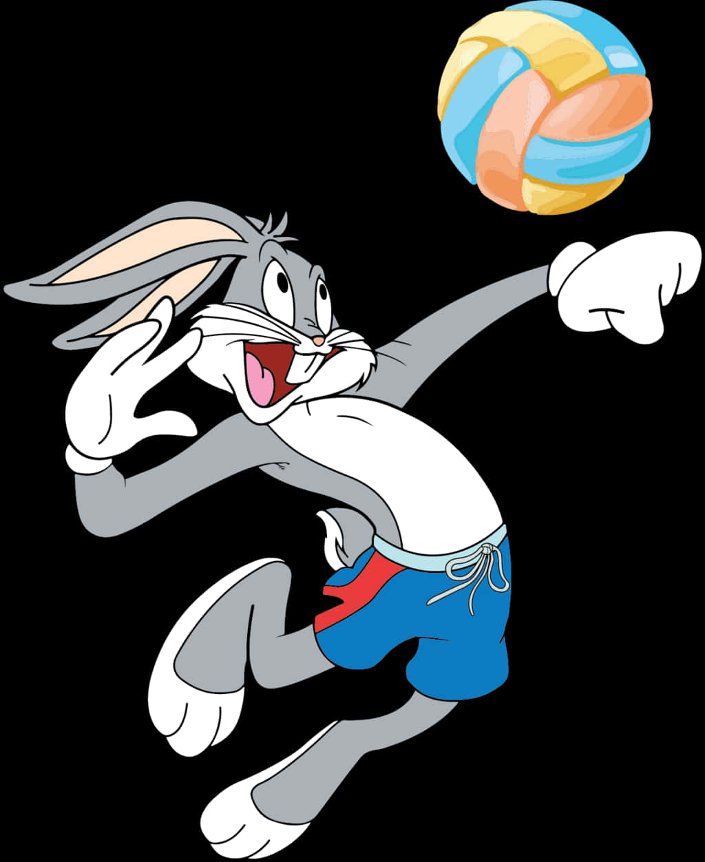 Bugs Bunny Playing Volleyball