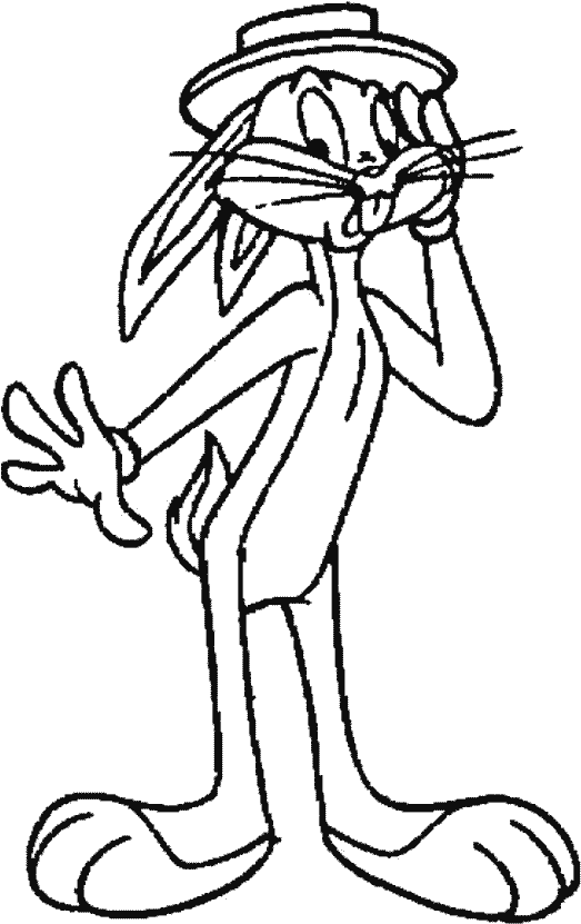 Bugs Bunny Space Jam Pose PNG with transparent background
