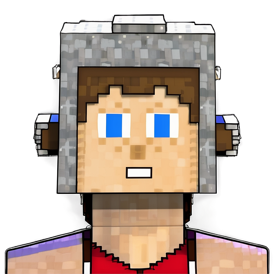 Build Your Steve Head Minecraft Png 06282024