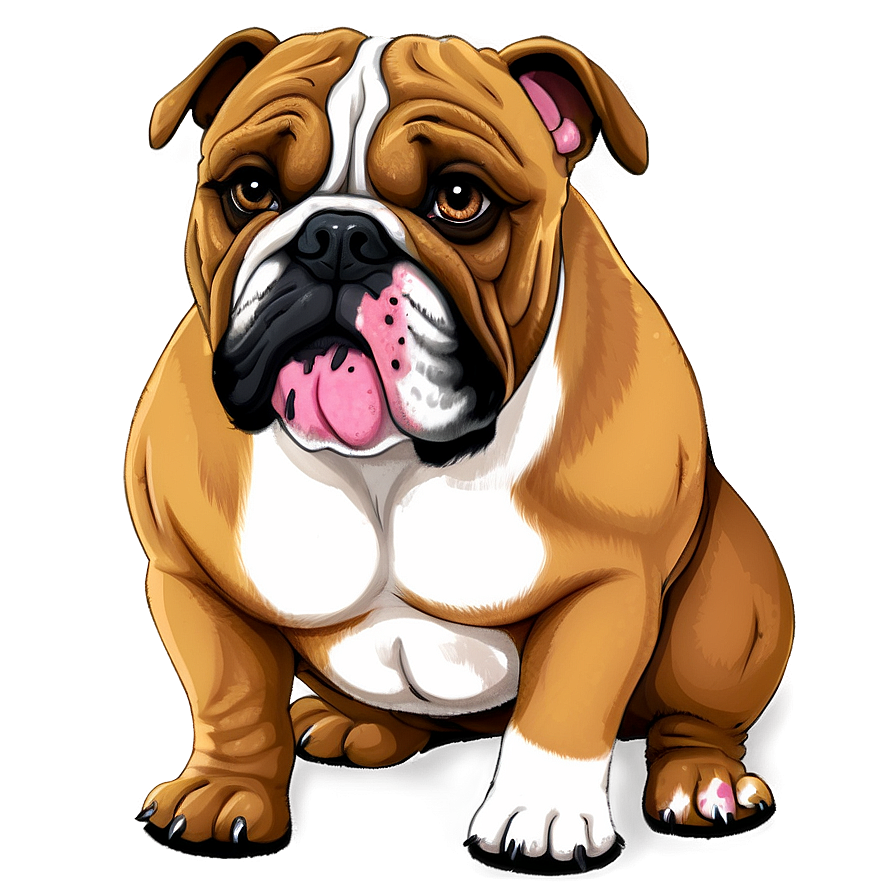 Bulldog Art Png 05212024