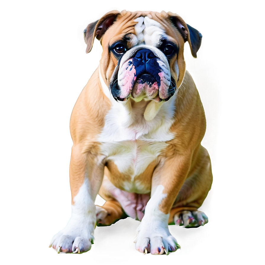 Bulldog With Glasses Png Ngh86