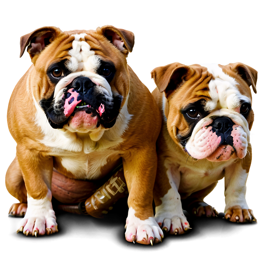 Bulldogs And Their Toys Png Ftb78