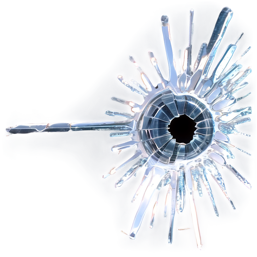 Bullet Hole Broken Glass Png 16