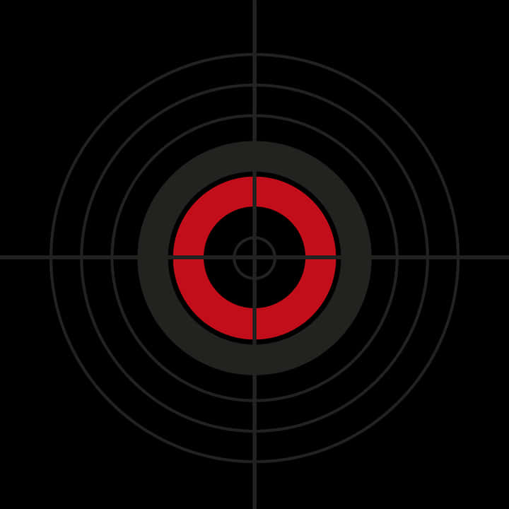 Bullseye Targetwith Crosshairs PNG with transparent background