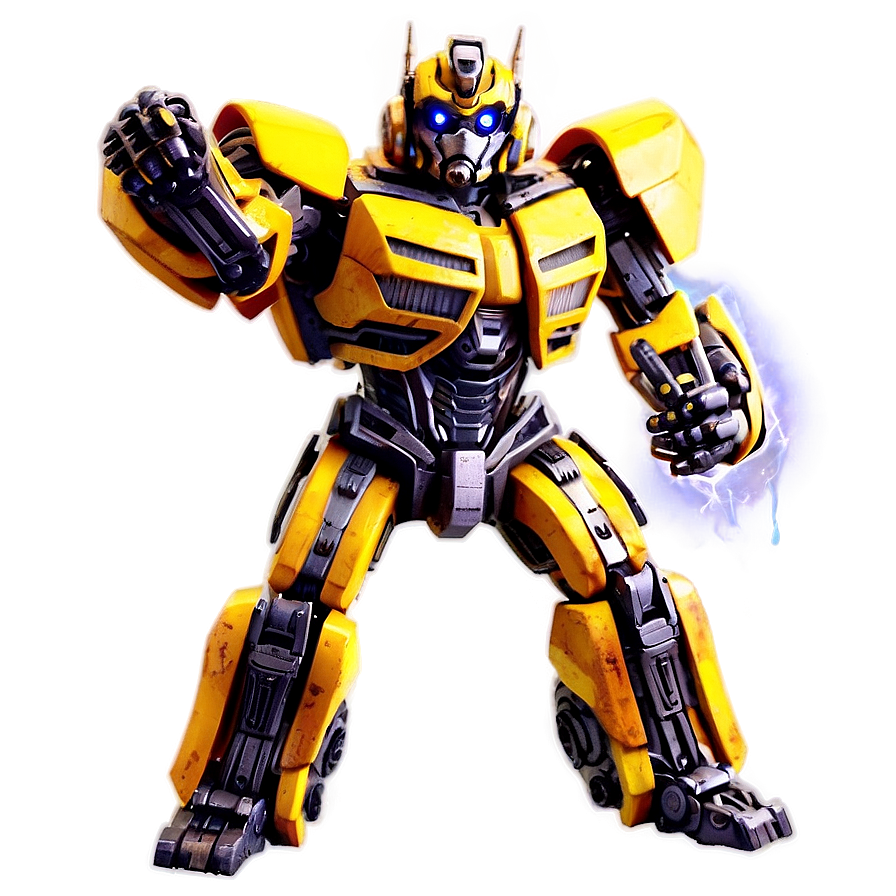 Bumblebee Transformer In Action Png Mns5