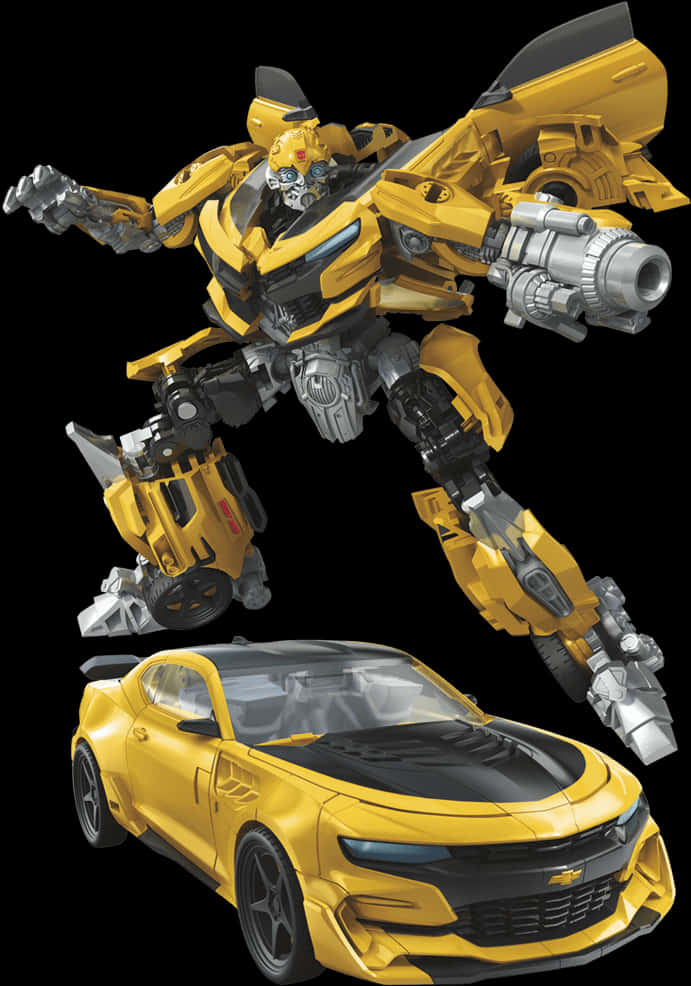 Bumblebee Transformerand Car Form