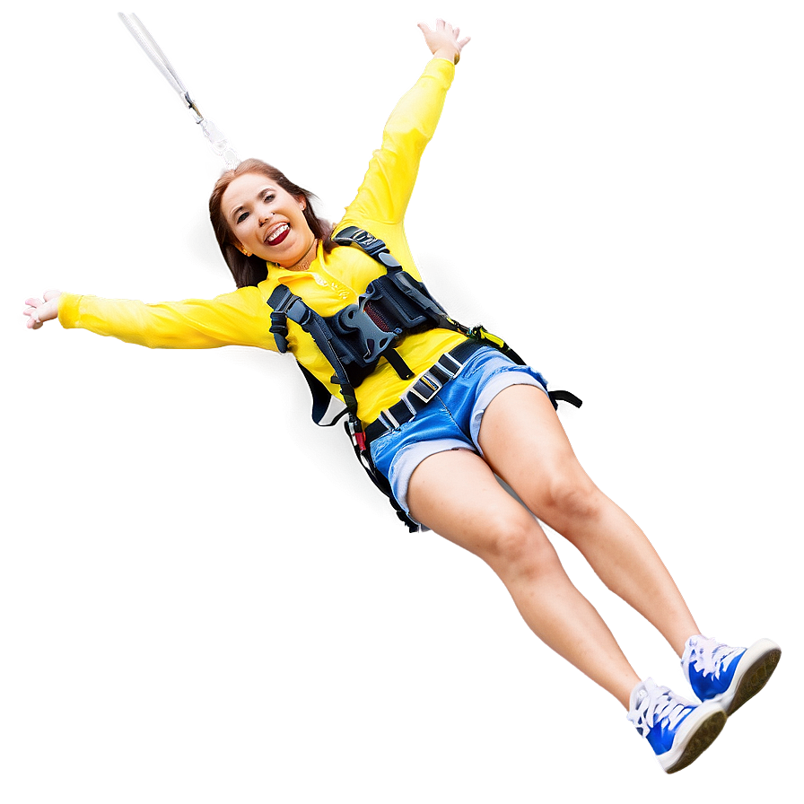 Bungee Jumping Adventure PNG mas PNG with transparent background