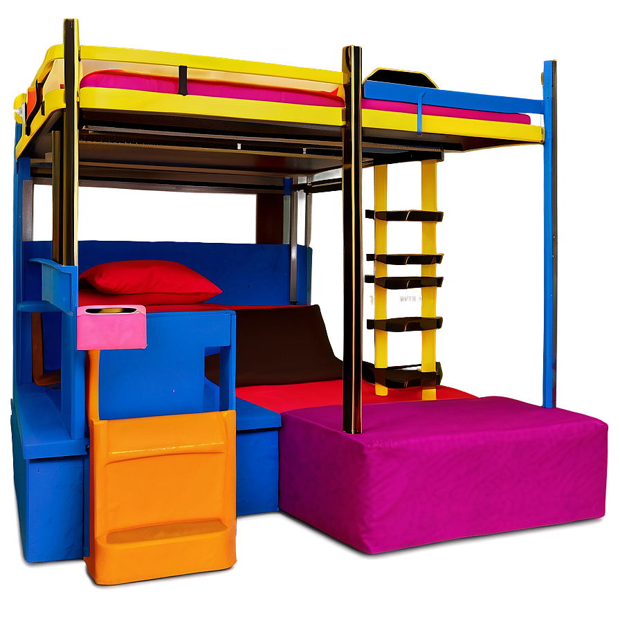 Bunk Bed for Kids PNG tfm PNG with transparent background