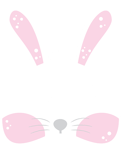 Bunny Ears Mask Graphic