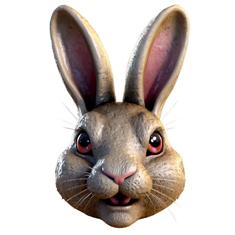 Bunny Face Artwork Png 48