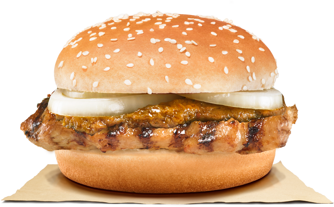 Burger King Rendang Burger, HD Png Download PNG with transparent background