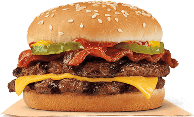 Bacon Burger Burger King, HD Png Download PNG with transparent background