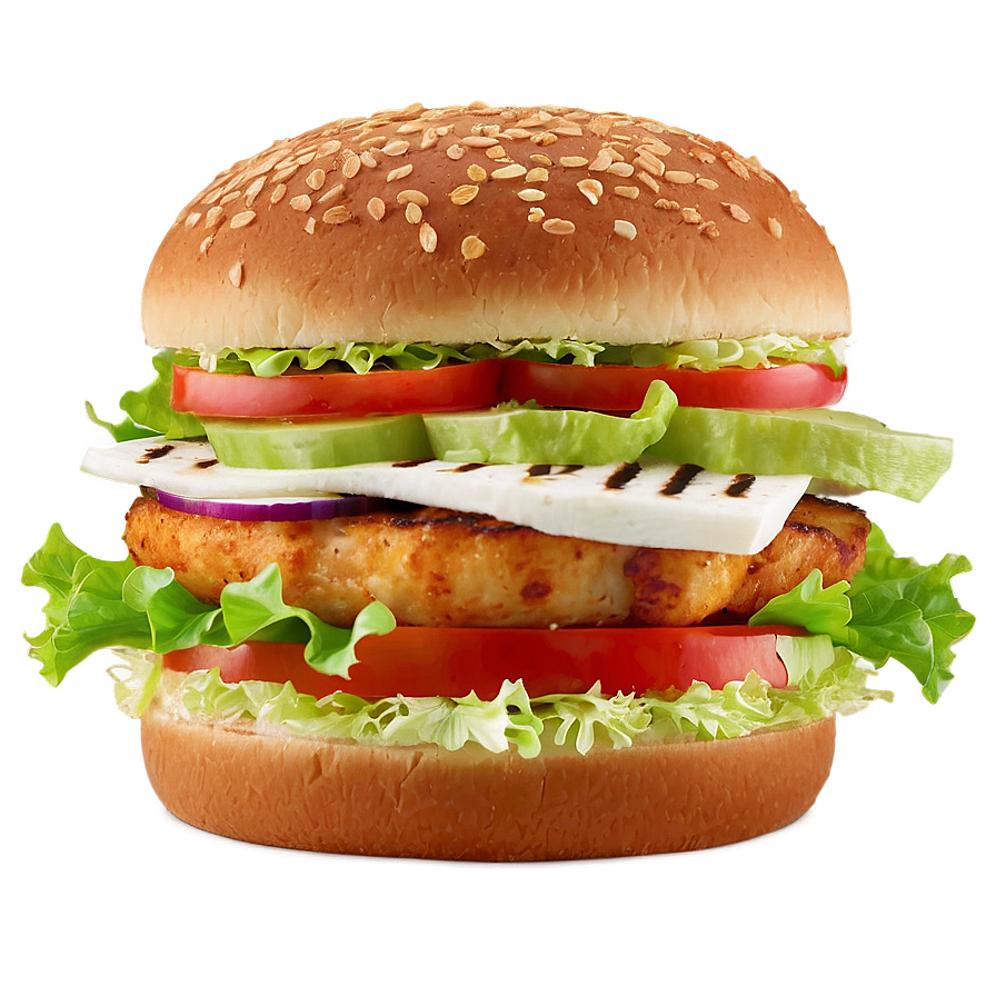 Burger King Grilled Chicken Sandwich Png Jyt