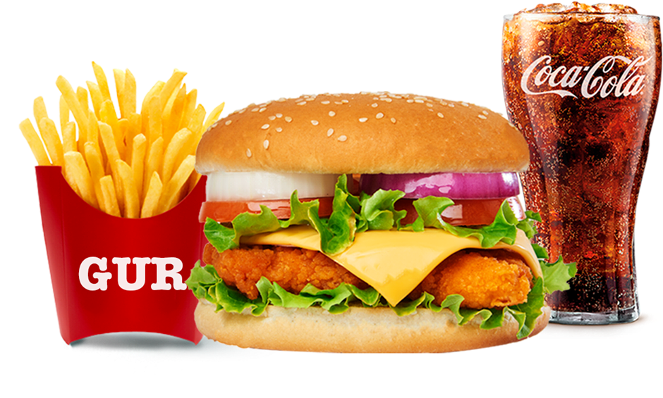 Burger King With Cola, HD Png Download PNG with transparent background