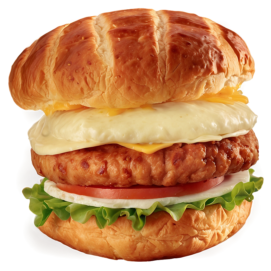 Burger King Sausage Croissan'wich Png 05212024