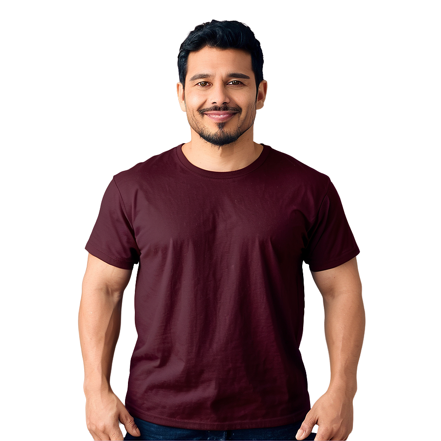 Burgundy Blank Shirt Png Osq