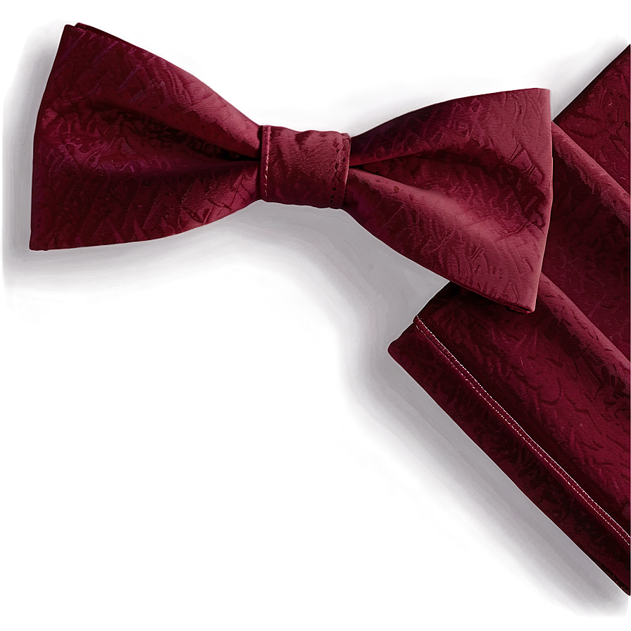 Burgundy Bow Tie Elegance Png Aoy