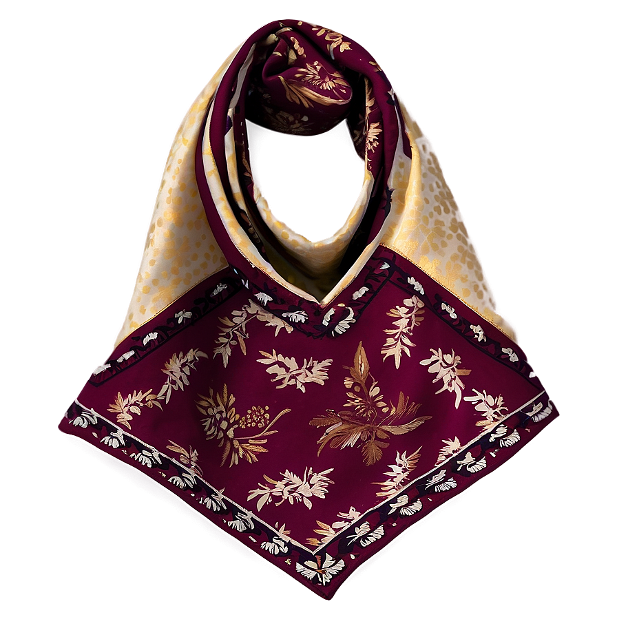 Burgundy Wine Bandana Png 05242024