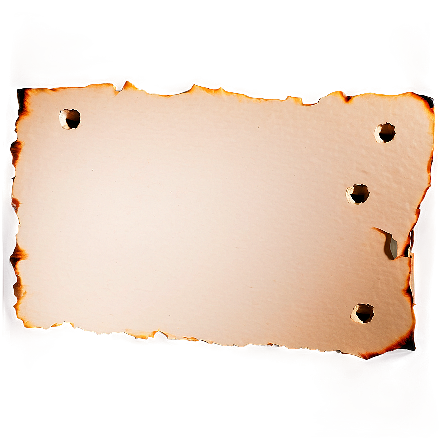 Burned Paper With Holes Png Ipx35