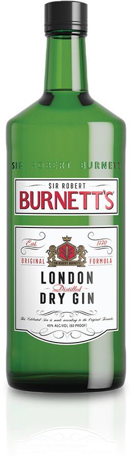 Burnetts Gin New Bottle, HD Png Download PNG image with a transparent background, free high-resolution download