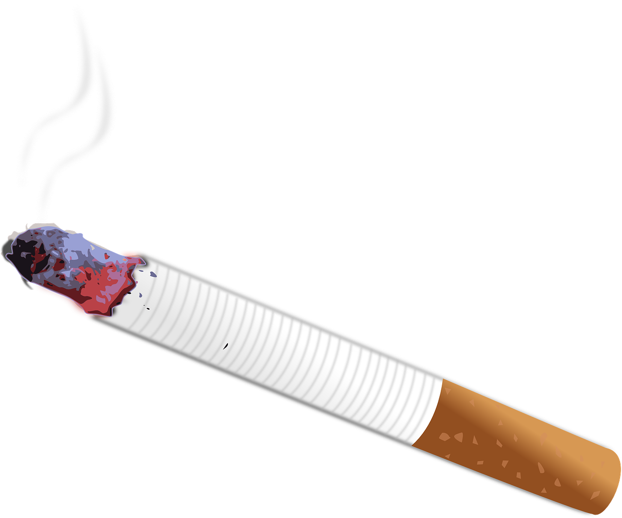 Lit Cigarette Png - Quit Smoking Clip Art, Transparent Png PNG with transparent background
