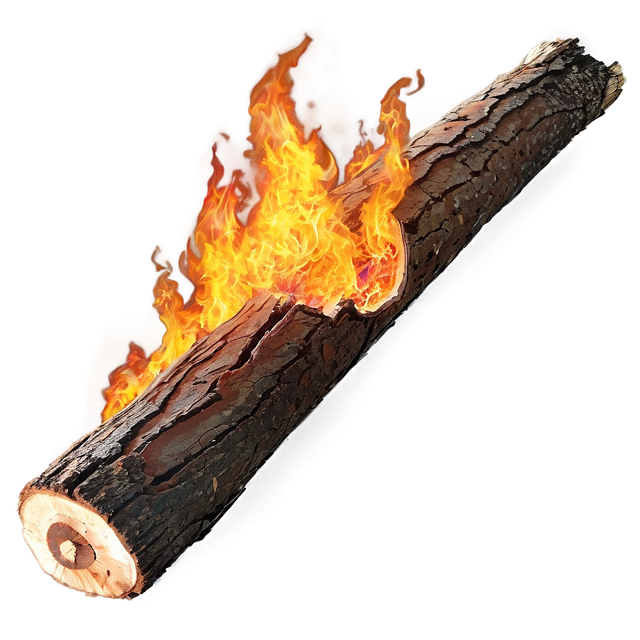 Burning Log Png Hcb