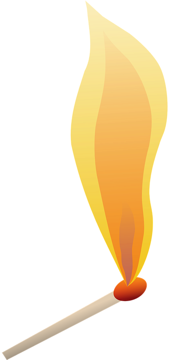 Match Flame - Match On Fire Png PNG with transparent background