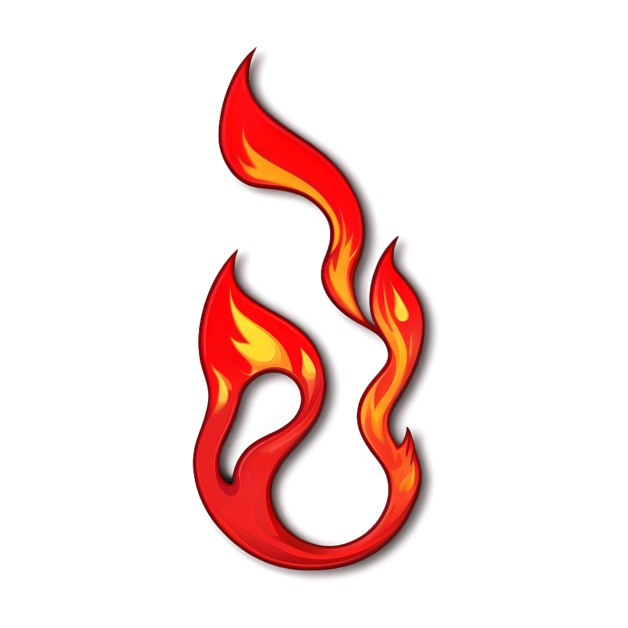 Burning Red Flames Design Png Age54