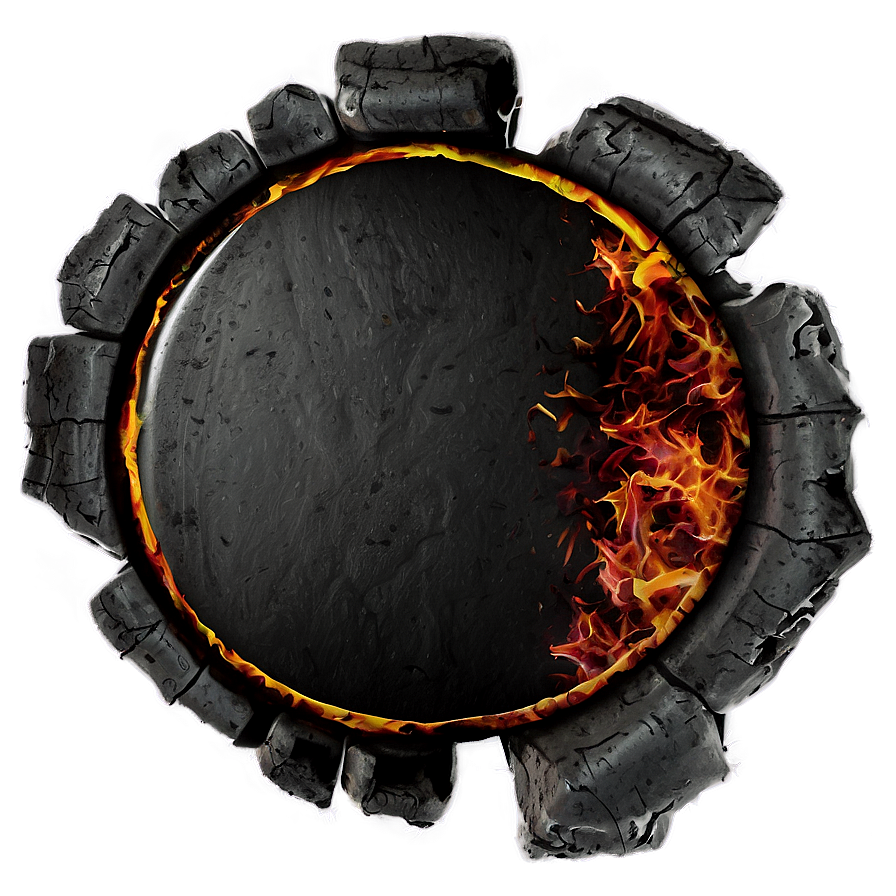 Burnt Edges Distress PNG dgm PNG with transparent background