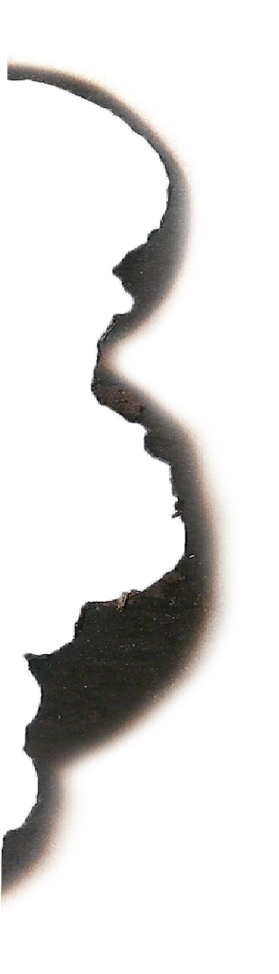 Burnt Paper Edge PNG with transparent background