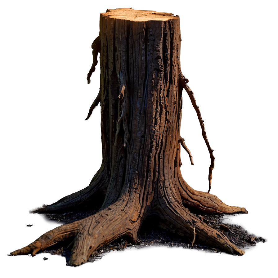 Burnt Tree Stump Png Ntj