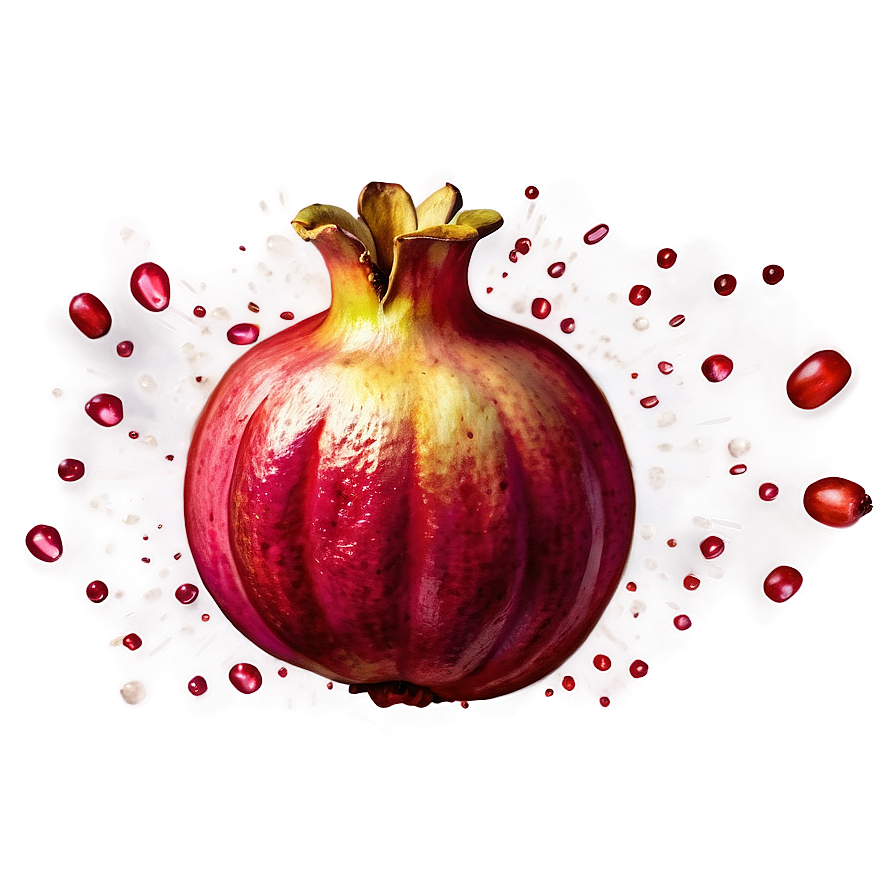 Bursting Pomegranate Seeds Png Lro