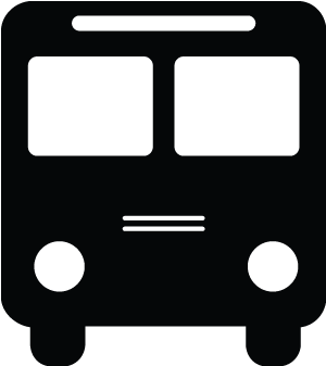 Bus Icon Simple Design