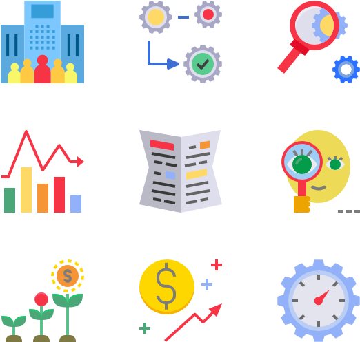 Business Analysis Concepts Illustration