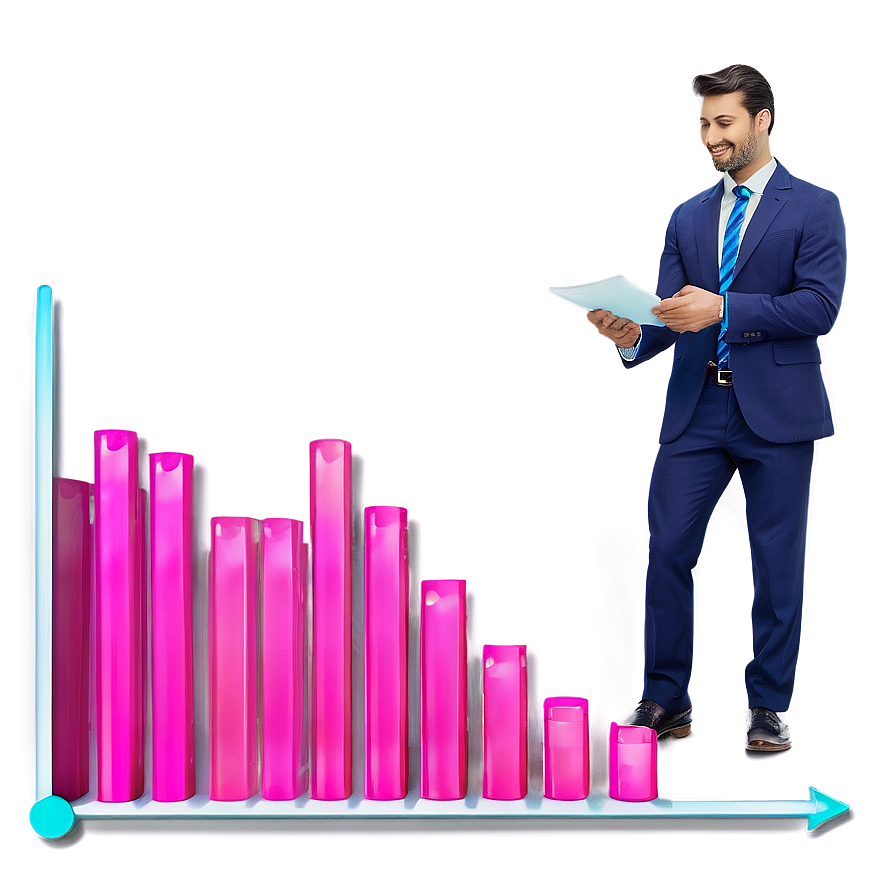 Business Growth Bar Graph Png 30