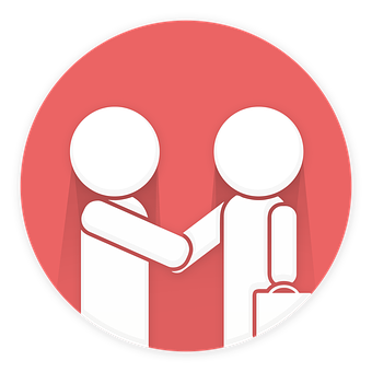 Business Handshake Icon PNG image with a transparent background, free high-resolution download