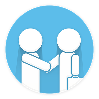 Business Handshake Icon PNG image with a transparent background, free high-resolution download