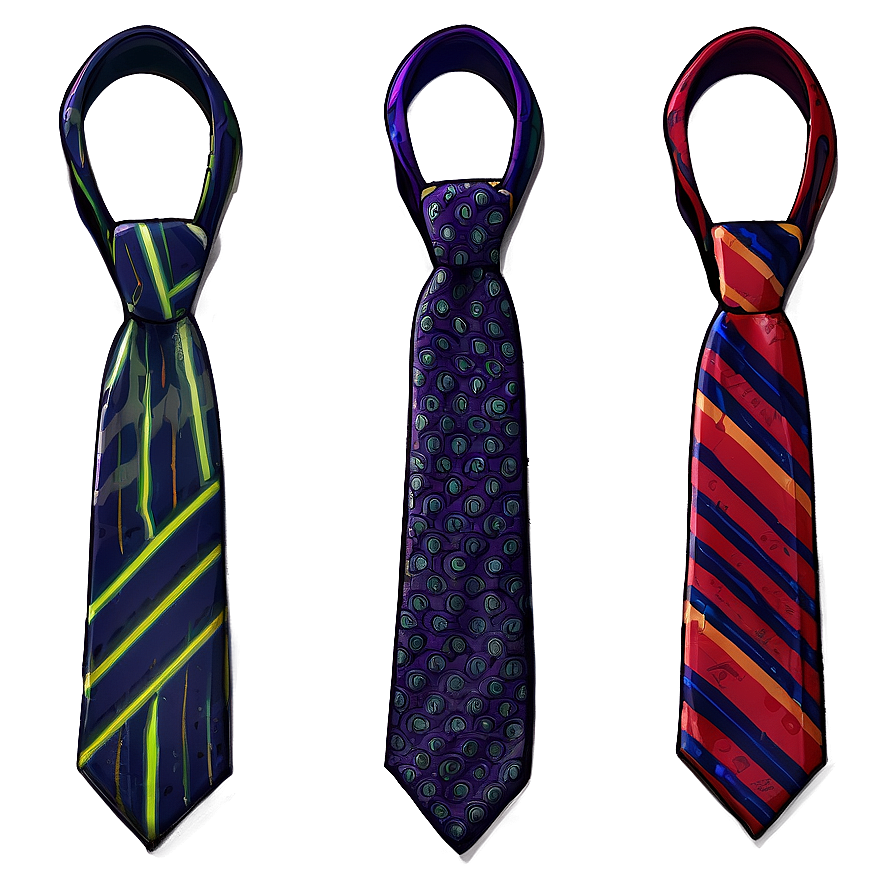 Business Necktie Collection Png 12