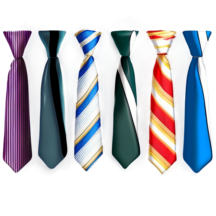 Business Necktie Collection Png Dqp