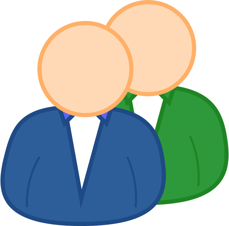 Business Partners Icon PNG with transparent background